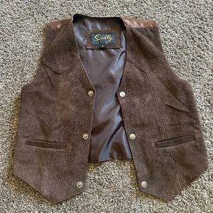 SUEDE WESTERN VEST